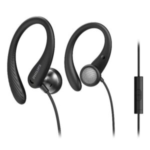 Cuffie Sportive Philips In-Ear con Microfono e Controllo Chiamate Nero