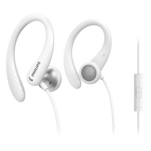 Cuffie Sportive Philips In-Ear con Microfono Bianche Jack 3.5mm