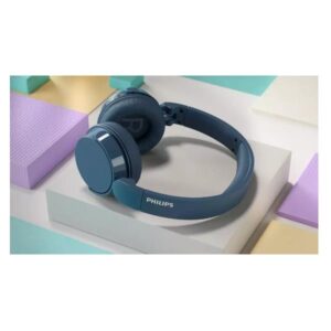 Cuffie Wireless Philips Over-Ear Bass+ Blu Microfono USB-C