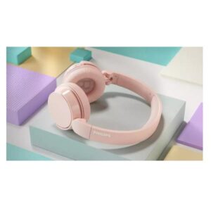Cuffie Wireless Philips Over-Ear Bass+ Rosa con Microfono