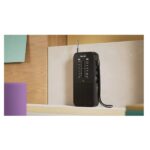 Radio AM/FM Portatile Philips Analogica a Batterie Nero