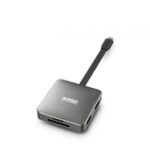 Docking Station USB-C Urban Factory Hubee Light 100W Grigio