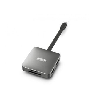 Docking Station USB-C Urban Factory Hubee Light 100W Grigio