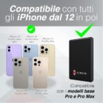 Power Bank Techmade Slim 7.9mm Wireless Magnetico 5000mAh Milan