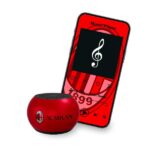 Cassa Portatile Techmade Minispeaker Ufficiale Milan Wireless USB Rosso