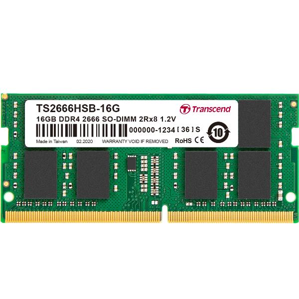 Modulo RAM DDR4 16GB Transcend TS2666HSB-16G 2666MHz SO-DIMM