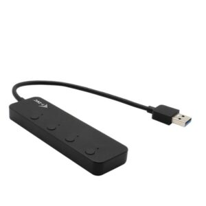 Hub USB I-Tec 4 Porte USB-A 3.0 con Interruttori Singoli