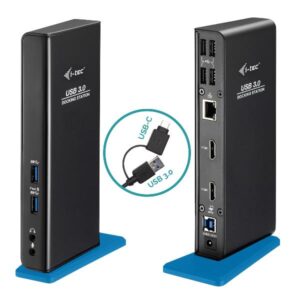 Docking Station I-Tec Universale USB 3.0/C Doppio Monitor HDMI 6 Porte USB RJ45