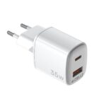 Caricabatterie Celly UPTC1USB1USBC35 35W GaN Bianco 2 Porte