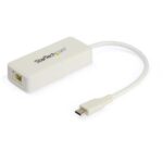 Adattatore Ethernet Startech USB-C a RJ45 con Porta USB Integrata