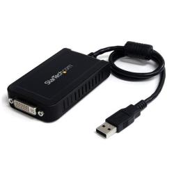 Adattatore Video Startech USB 2.0 a DVI-I 24+5 Pin Nero