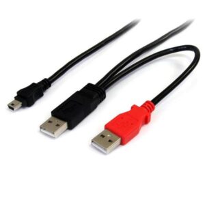 Cavo USB Startech a Doppia Alimentazione Y 1.8m USB A a Mini B