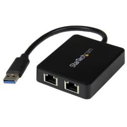 Adattatore di Rete Startech USB 3.0 a Doppia Porta RJ45 Gigabit