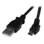 Cavo USB 2.0 Startech A a Mini B Angolare Nero