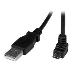 Cavo USB Startech A a Micro B Angolare 2 Metri Nero