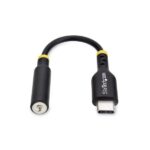 Adattatore Audio Startech USB-C a Jack 3.5mm Nero