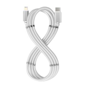 Cavo Magnetico USB-C to Lightning Celly 60W 1m Bianco