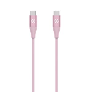 Cavo USB-C Celly 60W Power Delivery 1.5m Rosa