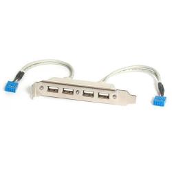 Adattatore USB A Startech 4 Porte Slot Piastra USB 2.0