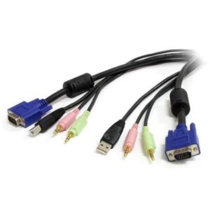Cavo Switch KVM Startech VGA USB 4 in 1 1.8 Metri