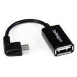 Adattatore USB Startech Micro USB a USB A Femmina Angolato Destra OTG