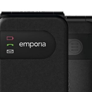Telefono Cellulare Emporia SIMPLICITYglam 4G Quadriband Nero