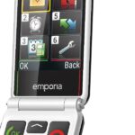 Telefono Cellulare Emporia SIMPLICITYglam Quadriband Nero