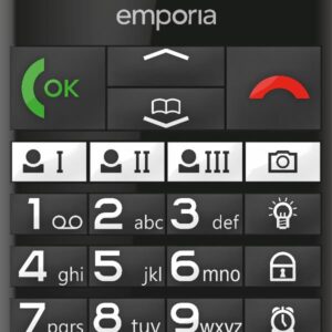 Telefono Cellulare Emporia V76 LTE Quadriband Nero