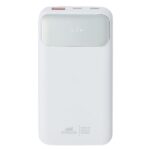 Power Bank Rivacase 10000 mAh 22.5W Fast Charge Bianco con 3 Cavi Integrati