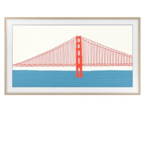 Cornice TV Samsung The Frame 50" Teak Legno Effetto