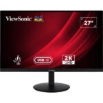 Monitor Viewsonic VG2709-2K 27″ IPS 2K Pivot e Altezza Regolabile