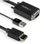 Adattatore VGA HDMI Startech con Audio USB 2 Metri Nero