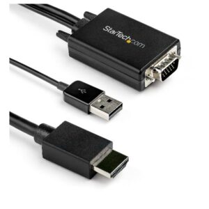 Adattatore VGA a HDMI Startech con Audio USB 3 Metri Nero