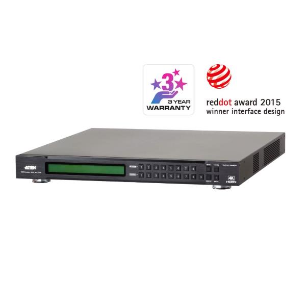 Switch Matrix Aten VM6809H Video Splitter Metallico