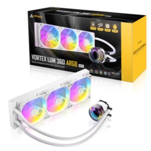 Dissipatore a Liquido Antec Vortex LUM 360 ARGB White 3 Ventole 120mm