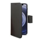 Custodia Celly Wally per iPhone 13 Mini in Similpelle Nero