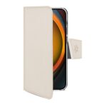 Custodia Smartphone Celly Wally per iPhone 16 Pro Max Beige Similpelle