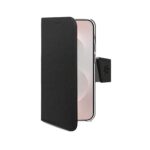 Custodia Smartphone Celly Wally per Samsung Galaxy S25 Edge in Similpelle Nera