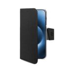 Custodia Smartphone Celly Wally per iPhone 17 Pro in Similpelle Nero