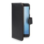 Custodia Smartphone Celly Wally per Honor 9 in Similpelle Nero