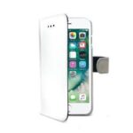 Custodia Celly Wally per iPhone 8 Plus e 7 Plus in Similpelle Bianca