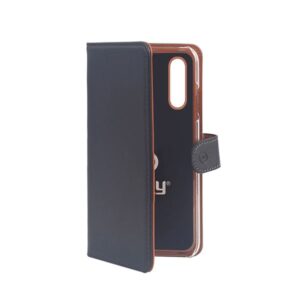 Custodia Smartphone Celly Wally per Xiaomi Mi 9 in Similpelle Nero