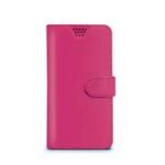 Custodia Smartphone Celly WallyUni 4.5″-5.0″ Similpelle Fuxia
