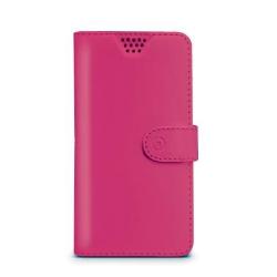 Custodia Smartphone Celly WallyUni 5.5"-6.0" Similpelle Fuxia