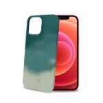 Cover Celly WATERCOLOR per iPhone 13 in TPU Verde
