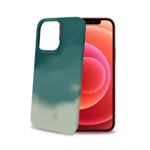 Cover Celly WATERCOLOR per iPhone 13 Pro Max Verde TPU