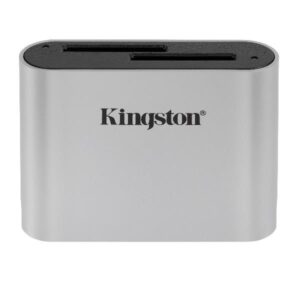 Lettore Memory Card Kingston WFS-SD Esterno USB-C Grigio