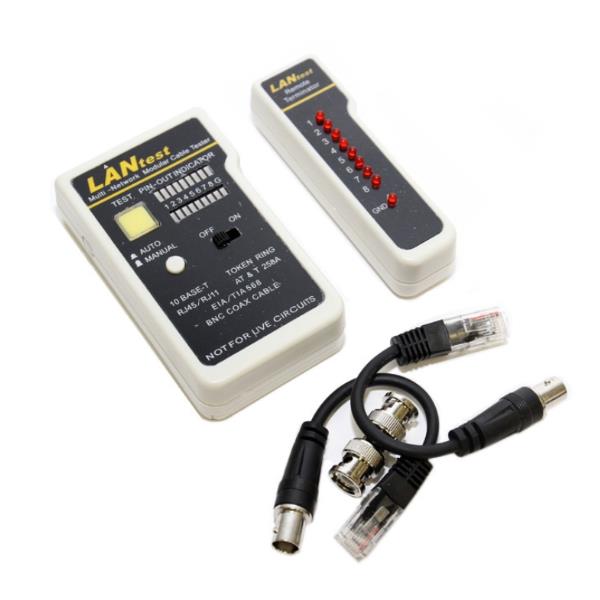 Tester Rete WP Europe per RJ45 RJ11/RJ12 BNC Verifica Cavi Rame