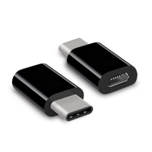 Adattatore USB-C Maschio a Micro USB Femmina Hamlet XADTC-UM-MF Nero