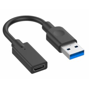Adattatore USB-A 3.0 a USB-C Hamlet XADU3-UCF01 10 cm Nero